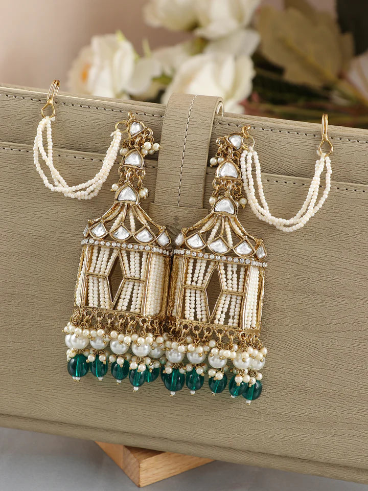 Jharokha Earrings- Stylish Long Party Wear Earrings for Women & Girls