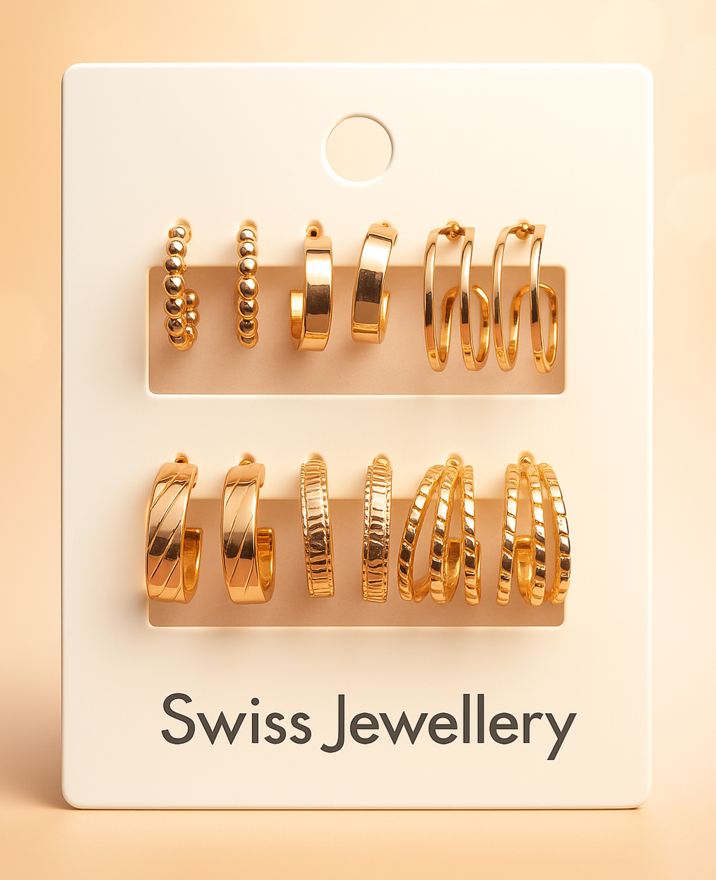Korean Earrings Gold-Plated